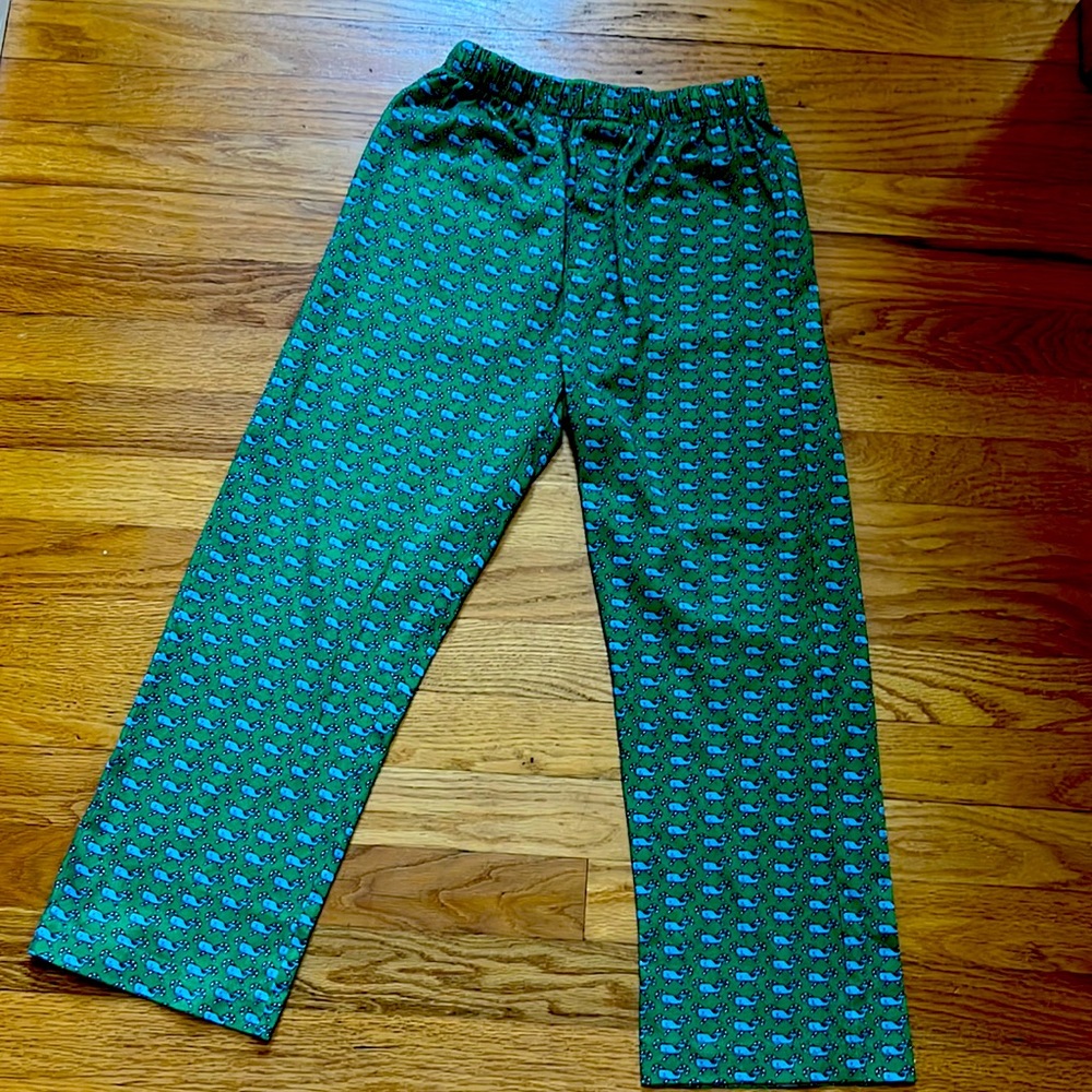 Cute Candy Cane Vineyard Vines Whale PJ Bottoms